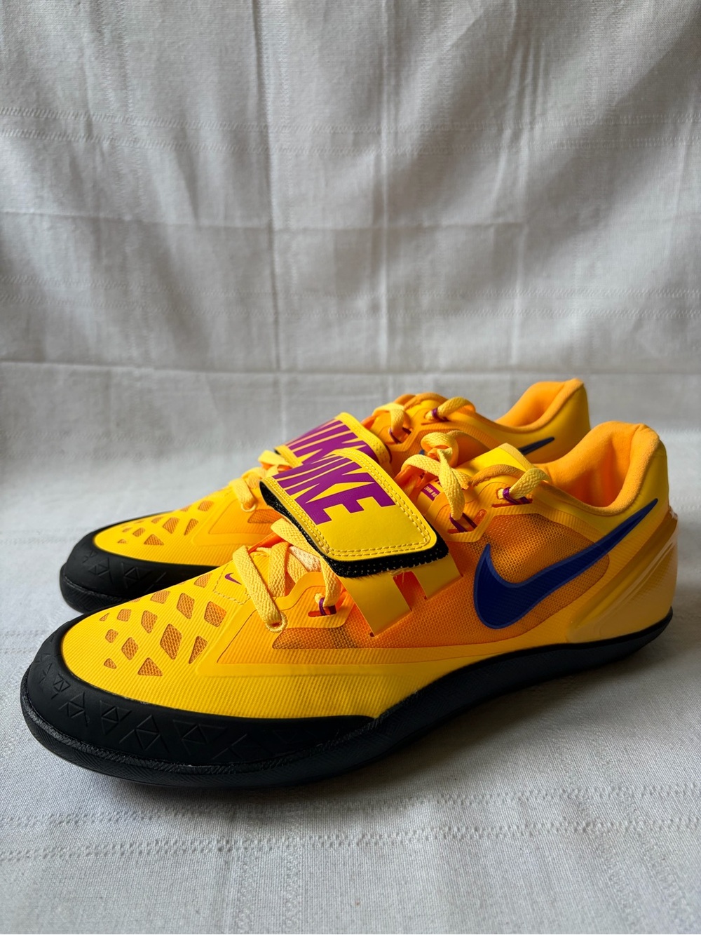 Nike Zoom Rotational 6 Throwing Shoes Citron Pulse Indigo Size 8.5 FZ9606-800